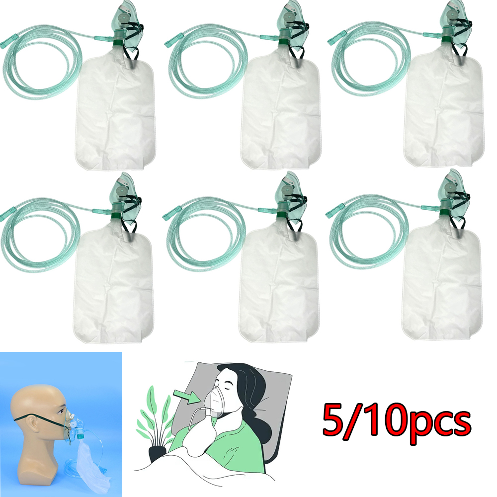 5/10PCS Adult Non-rebreather o - Oxygen Mask Non-Rebreather 评论和价格