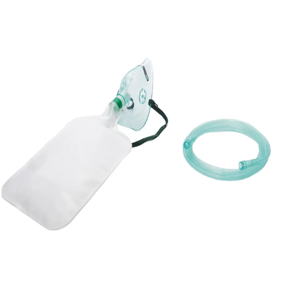 PVC Mask with Reservoir Bag NR - Oxygen Mask Non-Rebreather 评论和价格
