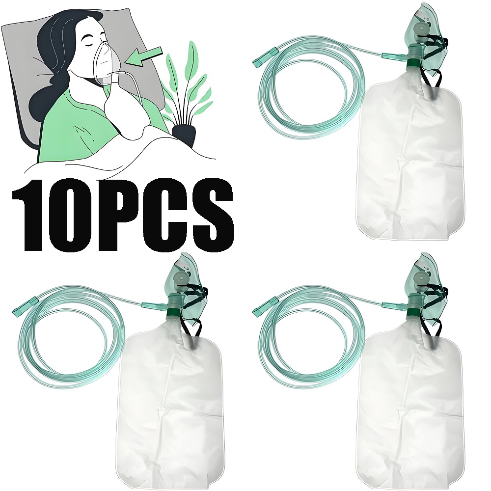 10PCS Adult Non-rebreather oxy - Oxygen Mask Non-Rebreather 评论和价格