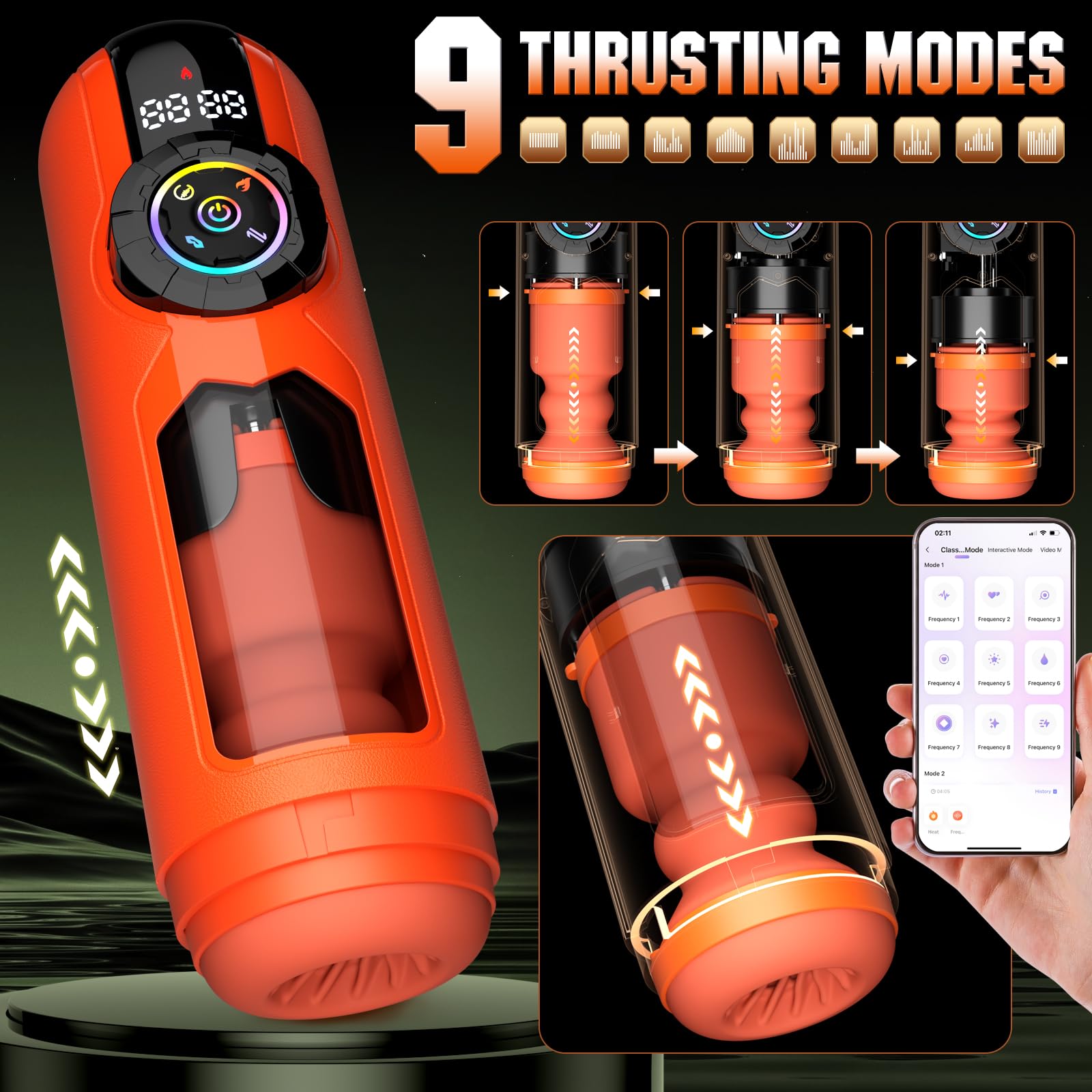 KUSHOR Heating Automatic Male  - Medical X 评论和价格