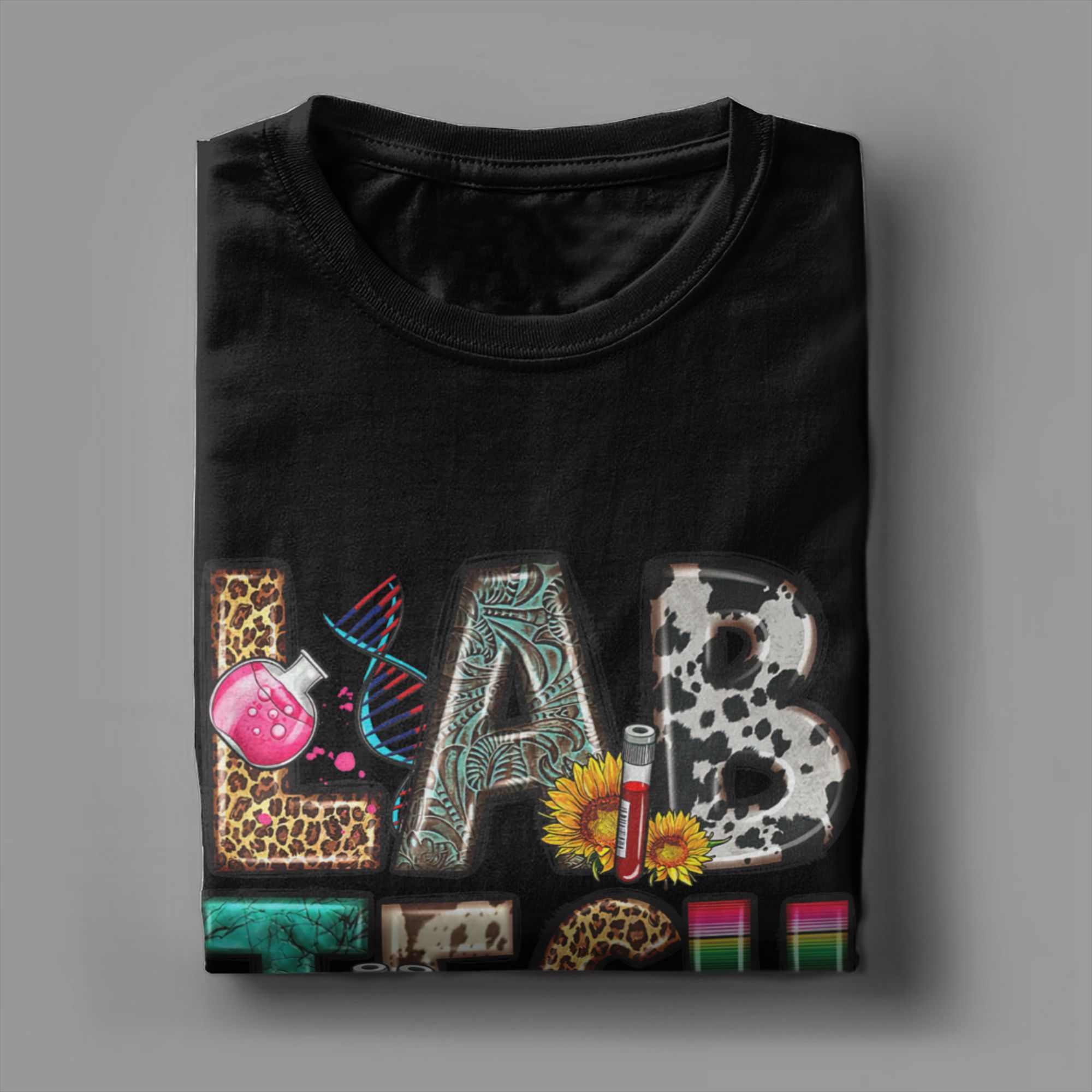Retro Tech Leopard Floral Medi - Medical Lab And Science 评论和价格