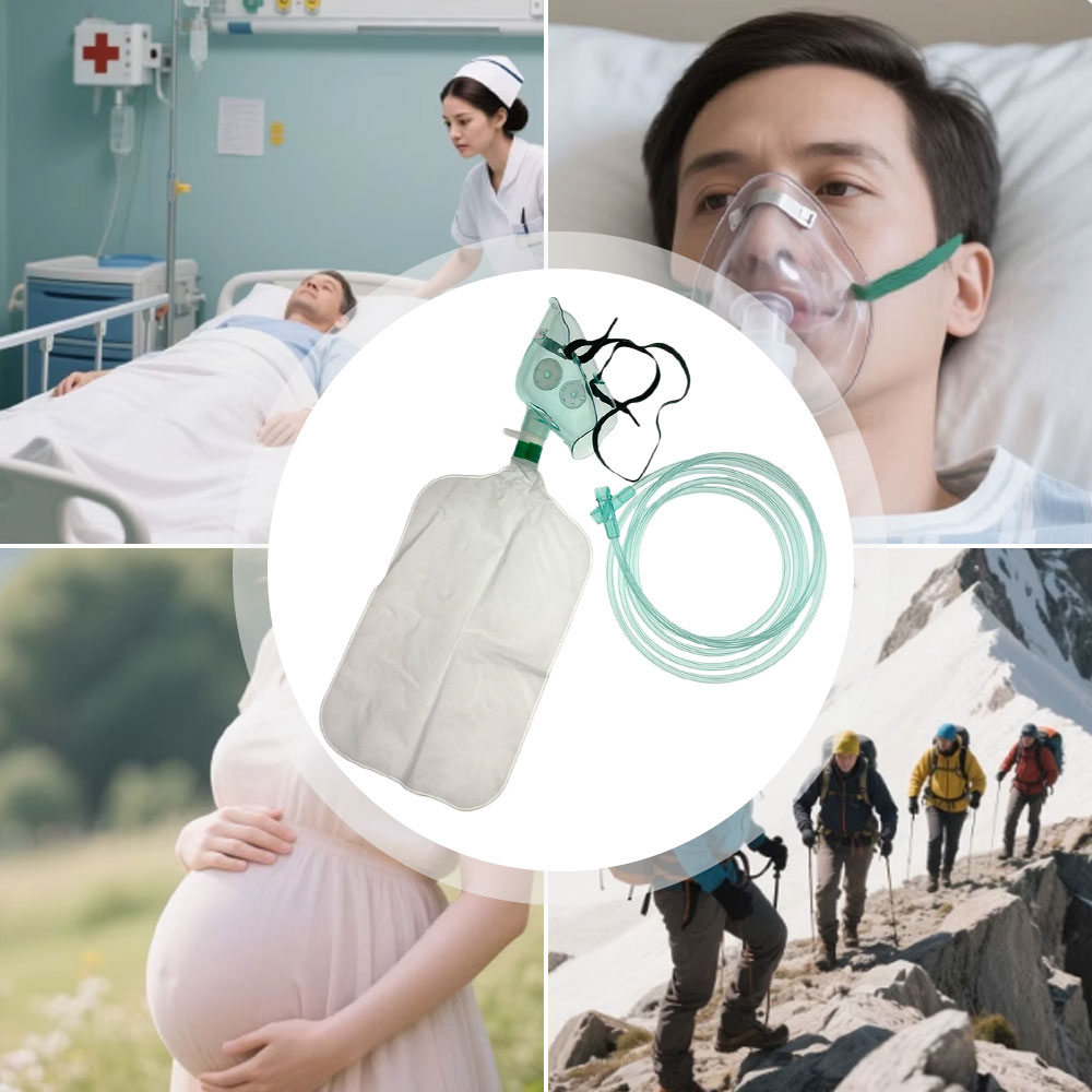 5-10Pcs Disposable Adult High  - Oxygen Mask Non-Rebreather 评论和价格