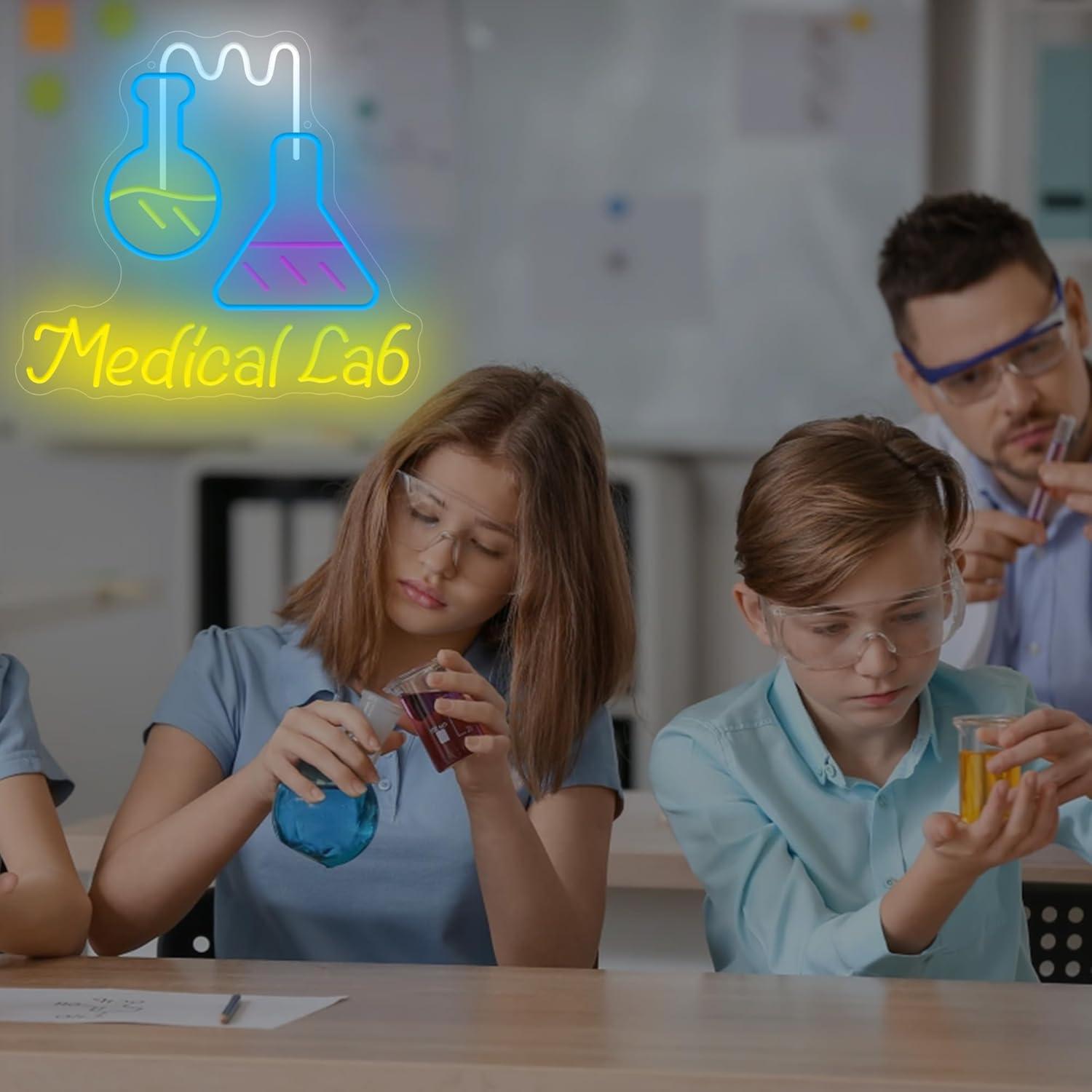 Medical Lab Neon Sign Dimmable - Medical Lab And Science 评论和价格