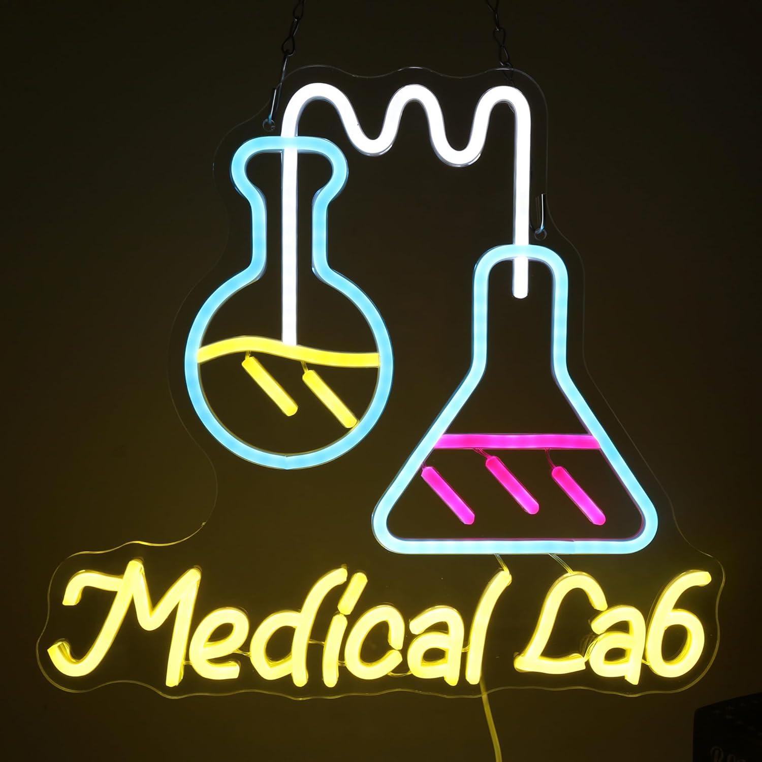 Medical Lab Neon Sign Dimmable - Medical Lab And Science 评论和价格