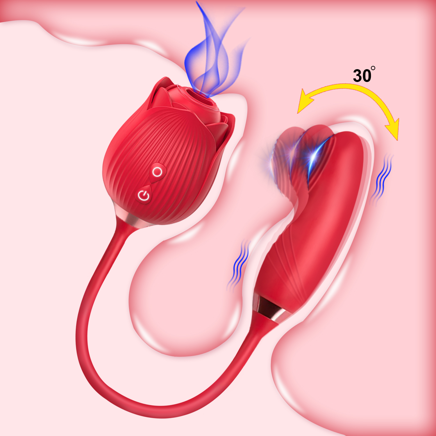 Rose-Toy Sucking Vibrator Wigg - Medical X 评论和价格