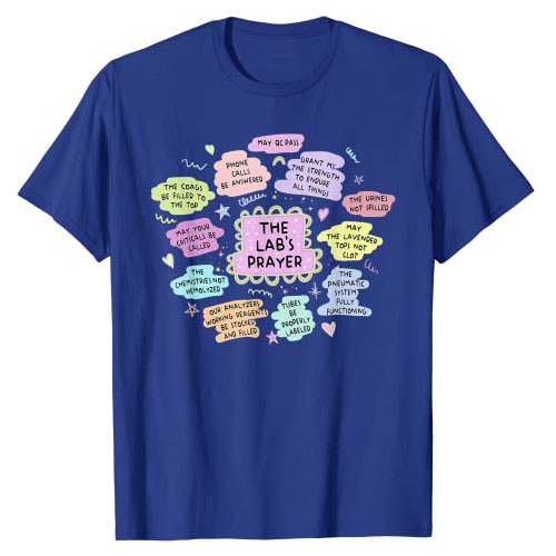 The Lab Tech's Prayer Med Tech - Medical Lab Humor 评论和价格