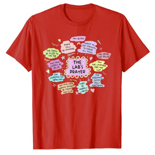 The Lab Tech's Prayer Med Tech - Medical Lab Humor 评论和价格