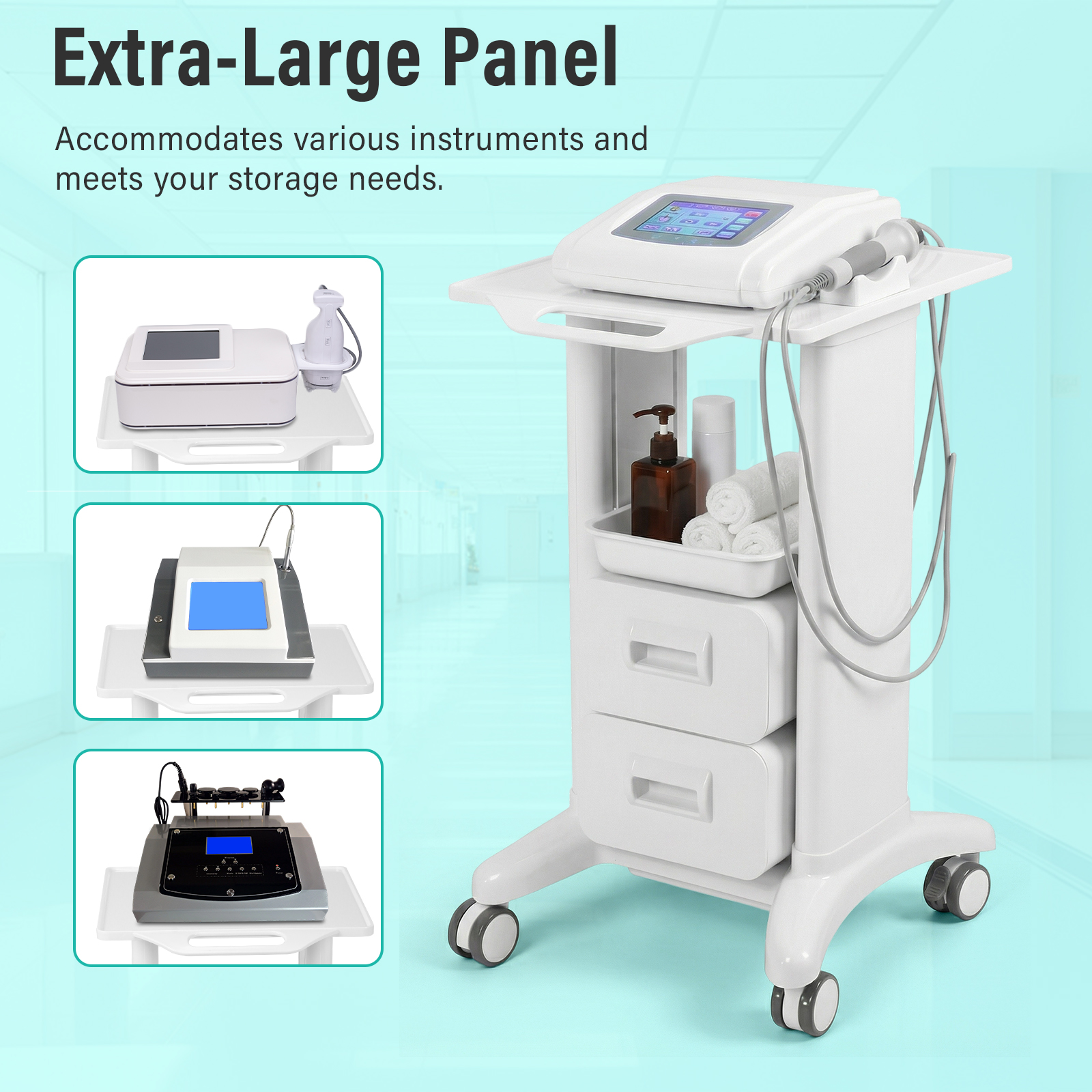 Rolling Utility Cart with Whee - Medical Lab Ultrasound 评论和价格
