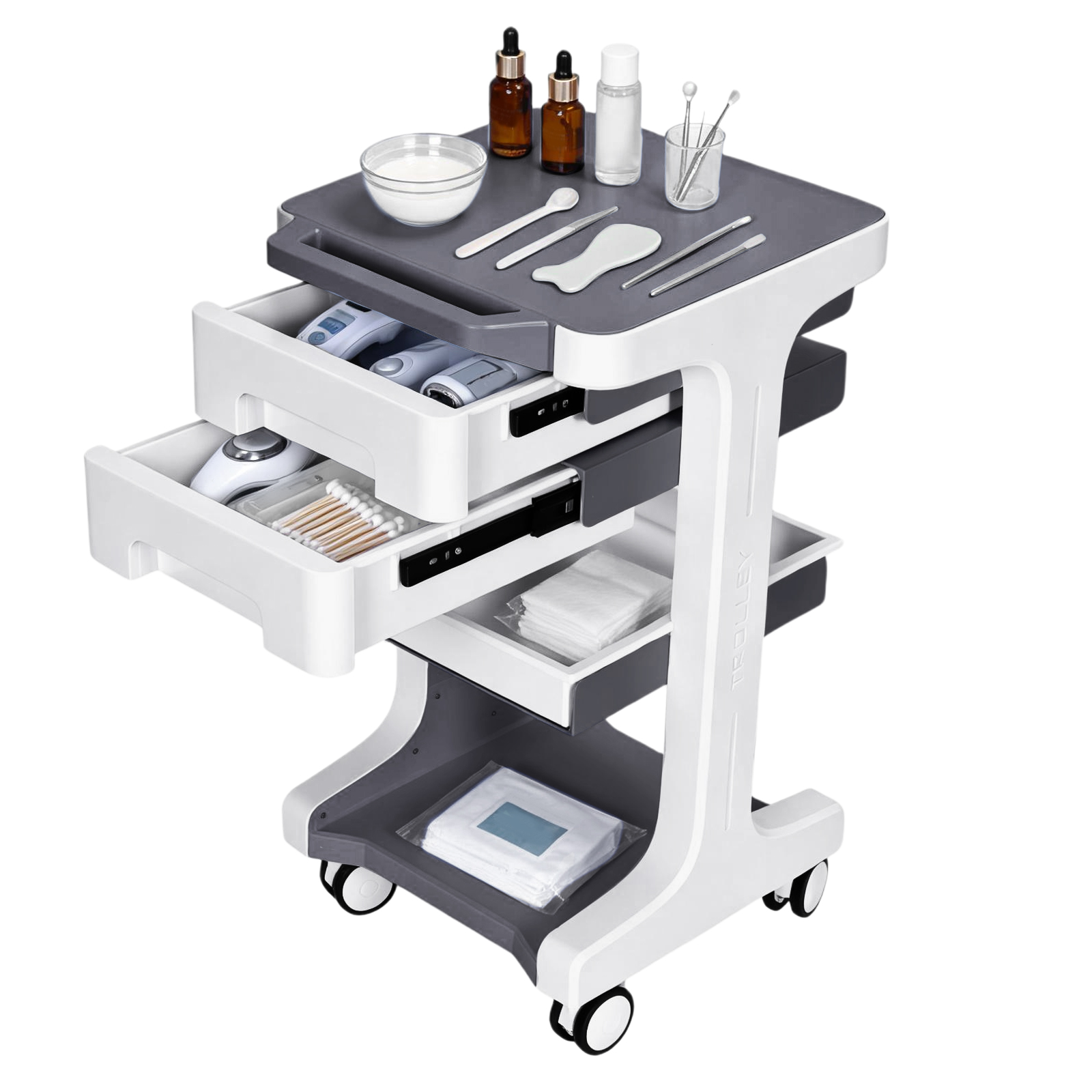 3 Tier Medical Rolling Cart wi - Medical Lab Ultrasound 评论和价格